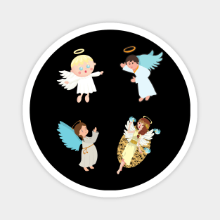 Angels on earth Magnet